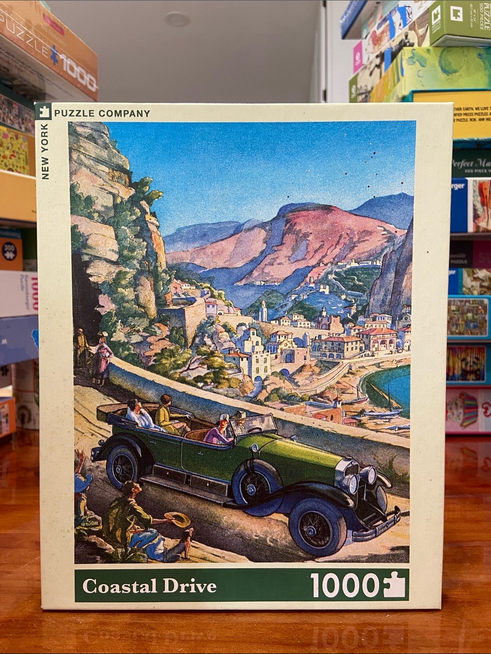 New York Puzzle Company Coastal Drive - 1000 Piece Puzzle
